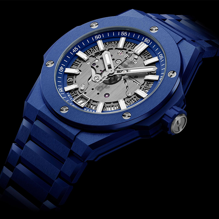 HUBLOT Big Bang Integrated Time only blue indigo ceramic 40mm 456.EX.5129.EX