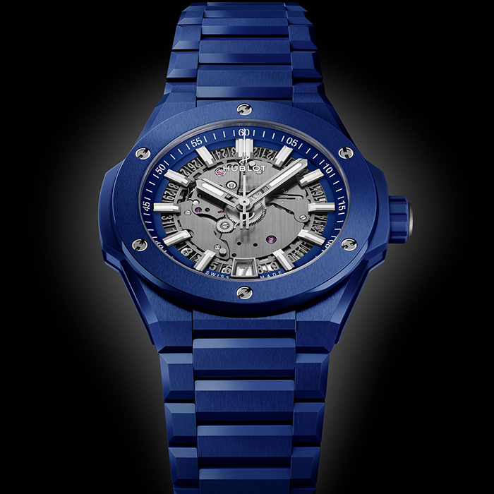 HUBLOT Big Bang Integrated Time only blue indigo ceramic 40mm 456.EX.5129.EX