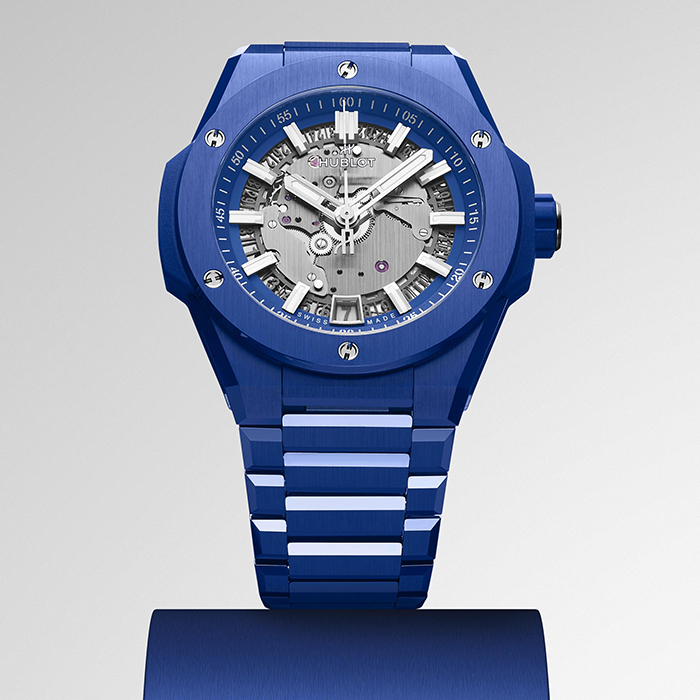 HUBLOT Big Bang Integrated Time only blue indigo ceramic 40mm 456.EX.5129.EX