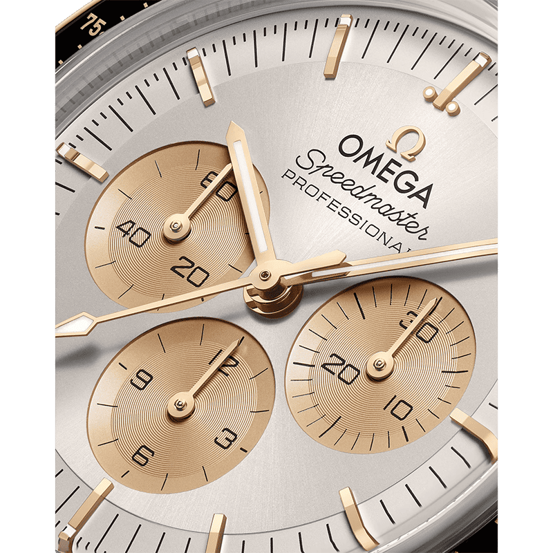 OMEGA Speedmaster Moonwatch Professional 42 mm, acero ‑ oro Moonshine™ 310.20.42.50.02.001