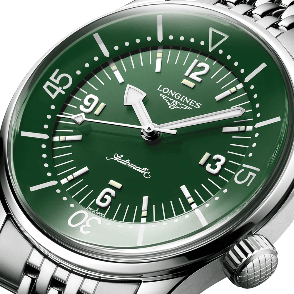 LONGINES Legend Diver 39mm Verde Automático L37644066