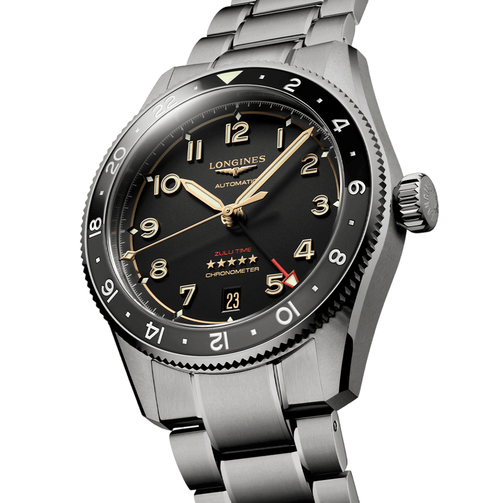 LONGINES Spirit Zulu Time Titanium 39mm Automático L38021536