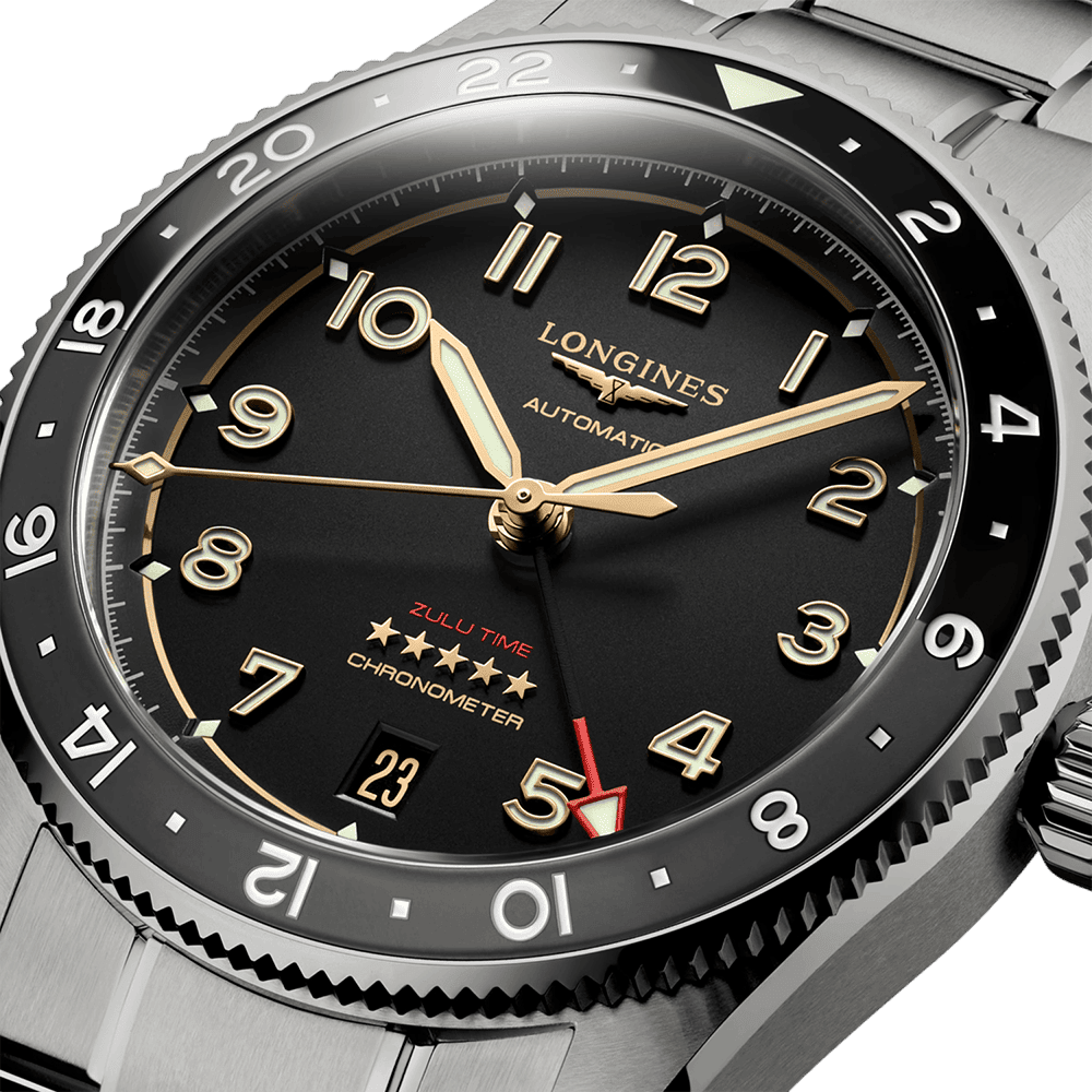 LONGINES Spirit Zulu Time Titanium 39mm Automático L38021536