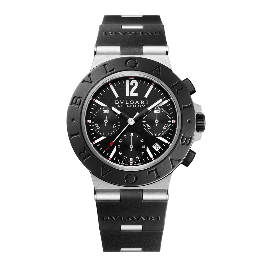 BVLGARI Bvlgari Aluminium Black Chrono 41mm 103868