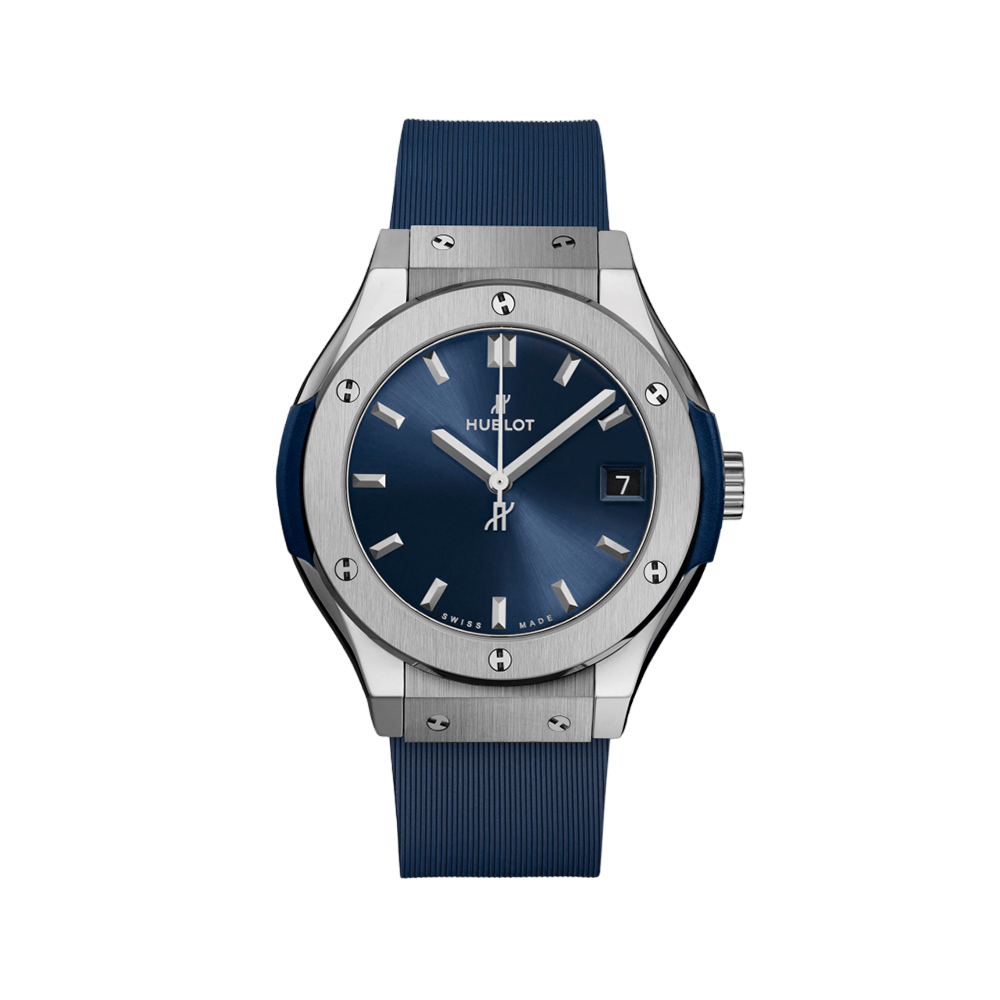 HUBLOT Classic Fusion Titanium Blue 33mm 581.NX.7170.RX