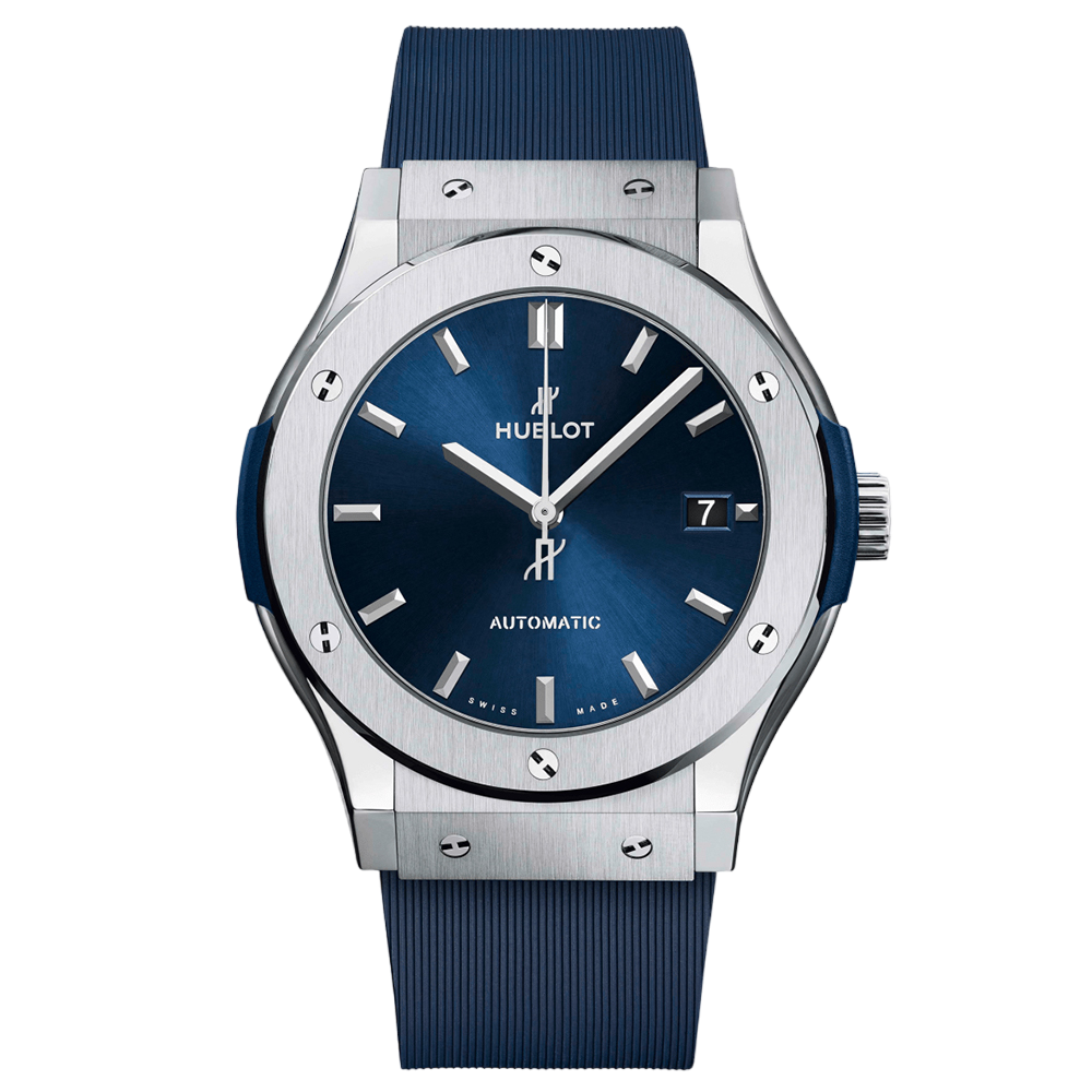 HUBLOT Classic Fusion Titanium Blue 45mm 511.NX.7170.RX