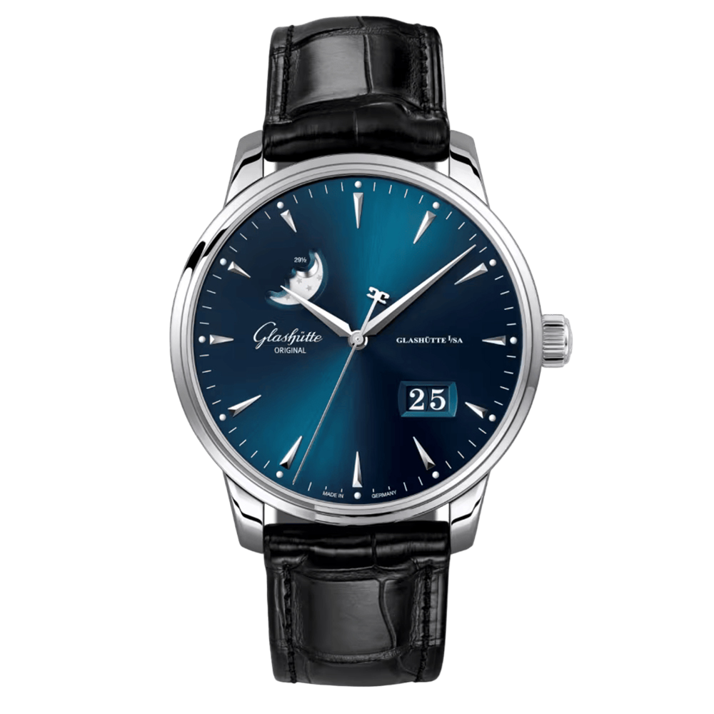 GLASHÜTTE ORIGINAL Senator Excellence Panorama Date Desplegable 42mm Automático 1-36-04-04-02-30