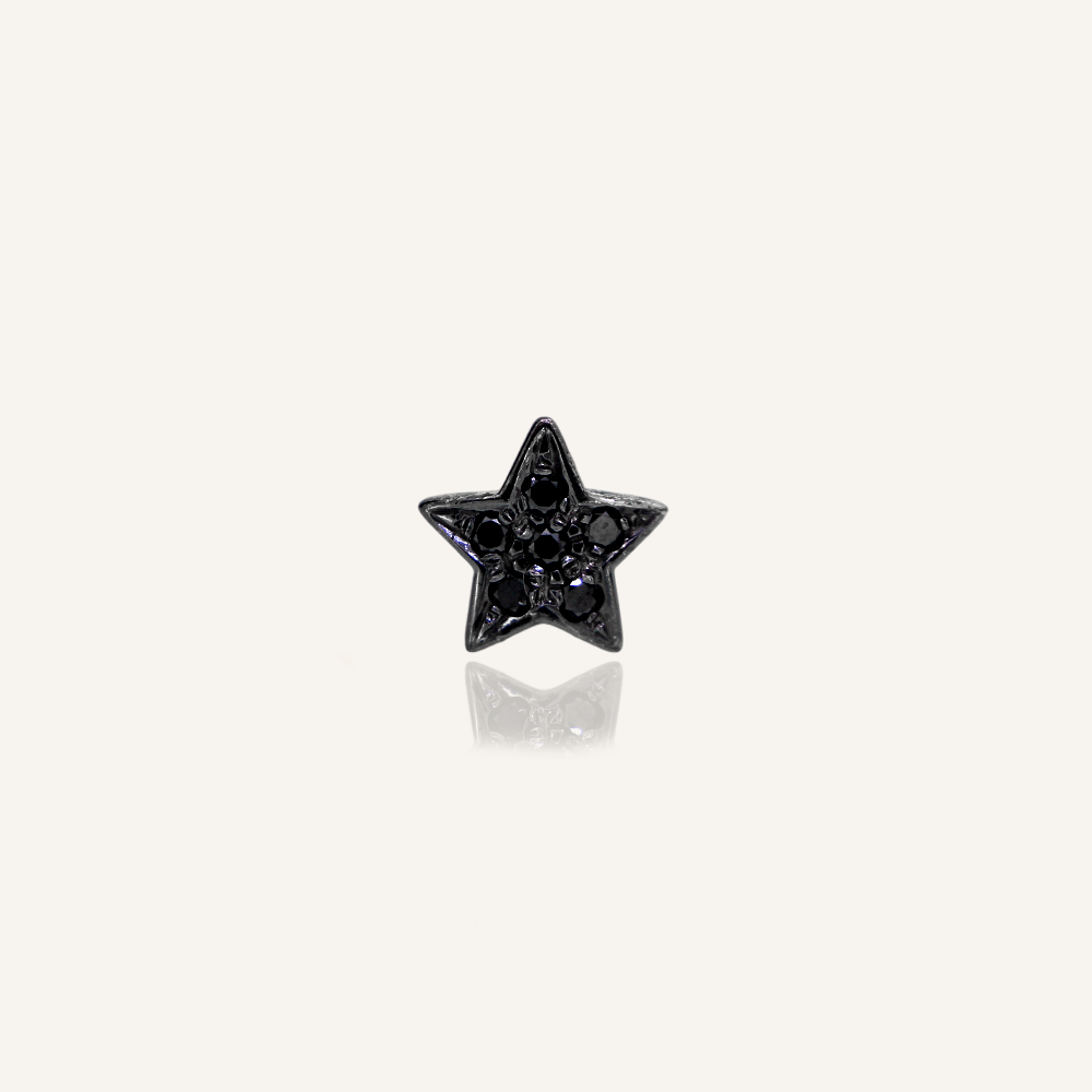 PIERCING MUST Estrella brillantes black OA