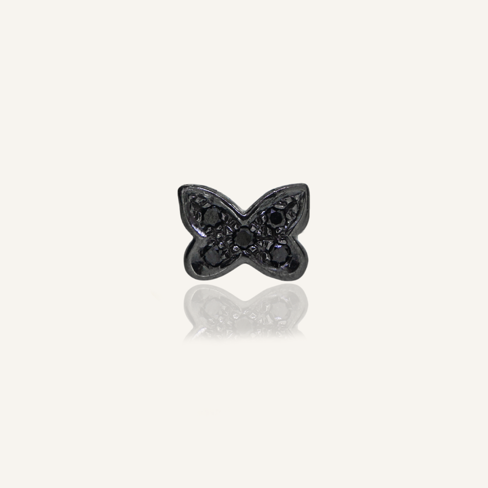 PIERCING MUST Mariposa brillantes black OA