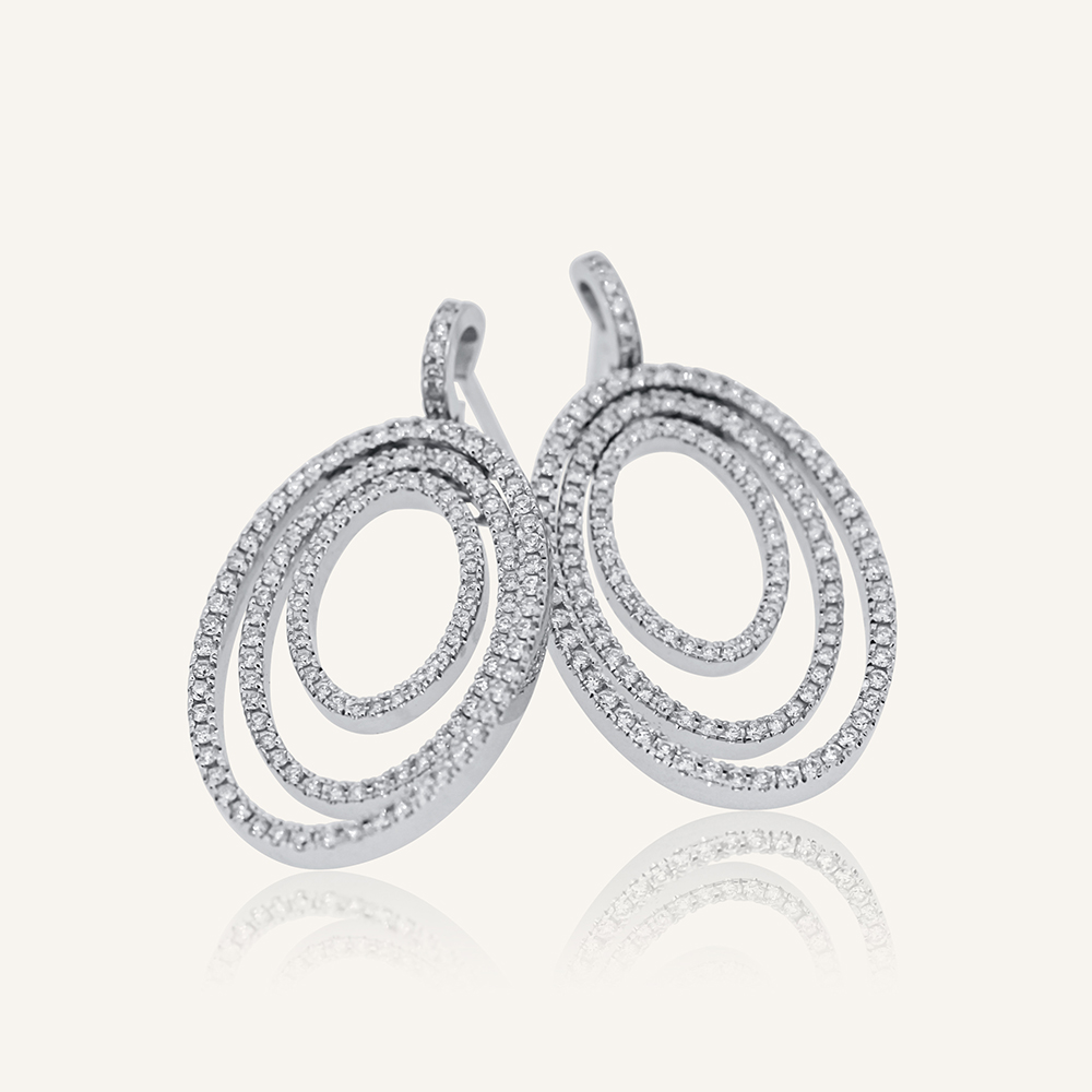 Pendientes ATENEA oval 1/2/3 brillantes OB