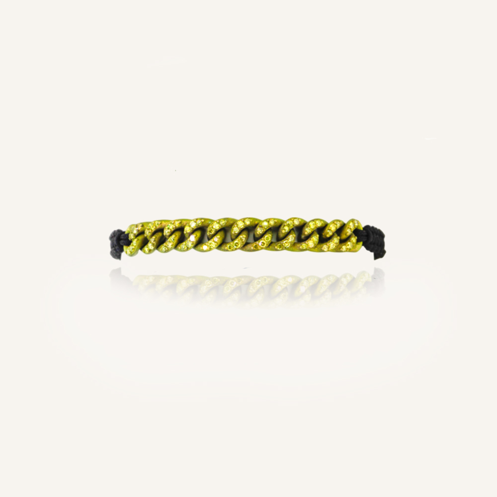 Pulsera TITANIO Yellow Yellow Diamonds