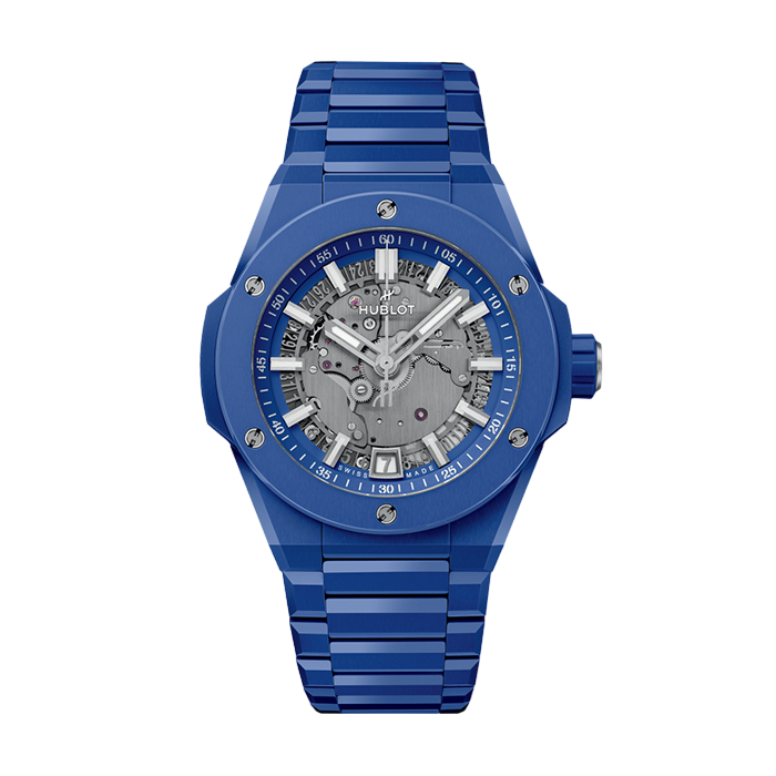 HUBLOT Big Bang Integrated Time Only Blue Indigo Ceramic 40mm 456.EX.5129.EX