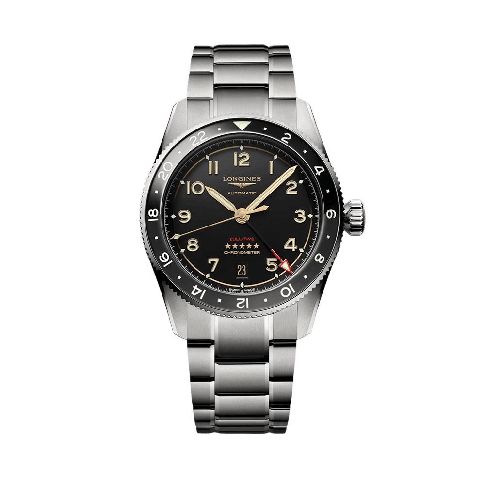 LONGINES Spirit Zulu Time Titanium 39mm Automático L38021536