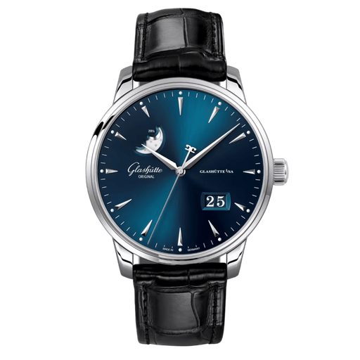 [W13604040230] GLASHÜTTE ORIGINAL Senator Excellence Panorama Date Desplegable 42mm Automático 1-36-04-04-02-30