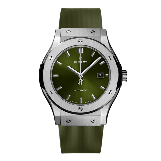 [542.NX.8970.RX] HUBLOT Classic Fusion Titanium Green 42mm 542.NX.8970.RX