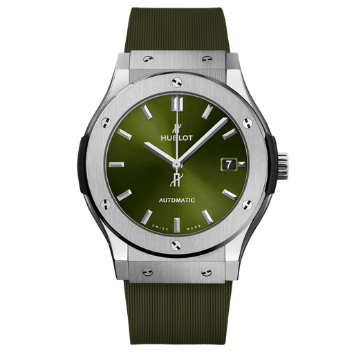 [511.NX.7170.RX] HUBLOT Classic Fusion Titanium Green 45mm 511.NX.8970.RX