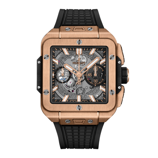 [821.OX.0180.RX] HUBLOT Square Bang Unico King Gold 42mm 821.OX.0180.RX