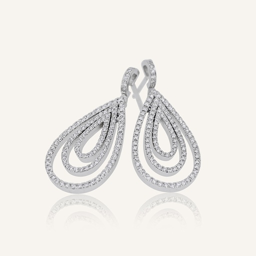 [PENDATPR1/2/3BRWG] Pendientes ATENEA pera 1/2/3 brillantes OB