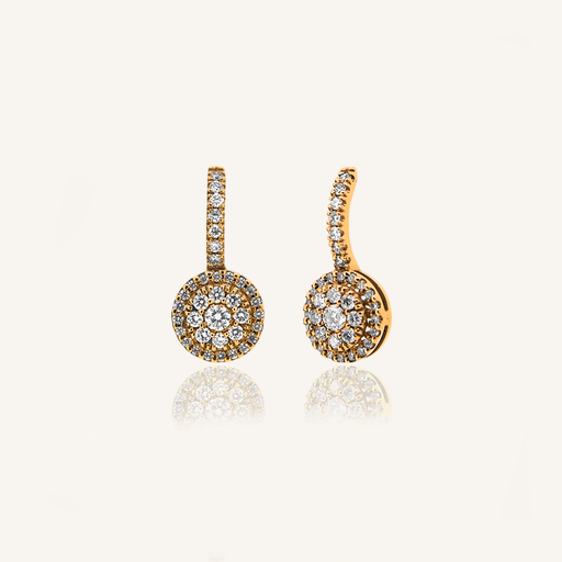 [108S10789RG] Pendientes ETERNITY LADY MM brillantes OR