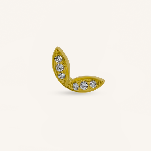 [PCNGMARQ2HGMYG] Piercing MARQUISE 2H GM brillantes OA