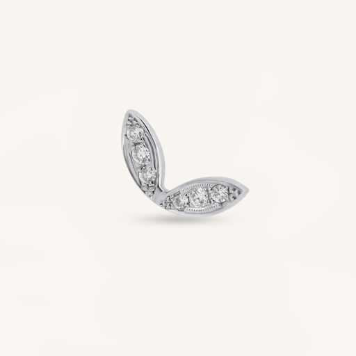 [PCNGMARQ2HGMWG] Piercing MARQUISE 2H GM brillantes OB