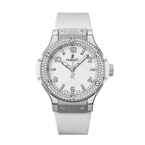 [361.SE.2010.RW.1104] HUBLOT Big Bang Steel White Diamonds 38mm 361.SE.2010.RW.1104