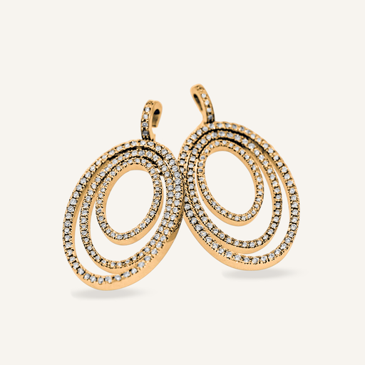 Pendientes ATENEA oval 1/2/3 brillantes OA